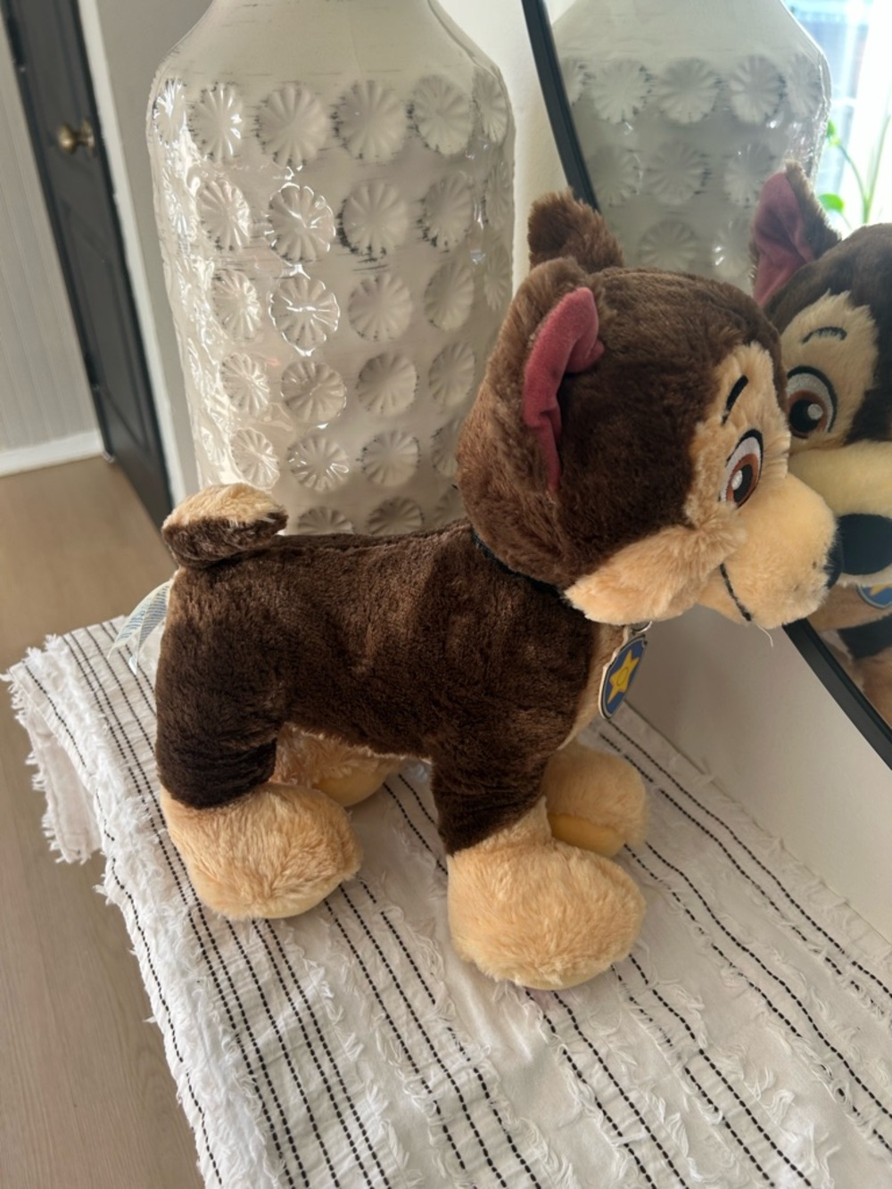 Paw Patrol Build a Bear Chase Brown and Cream Plush Police Pup - Picture 2 of 6